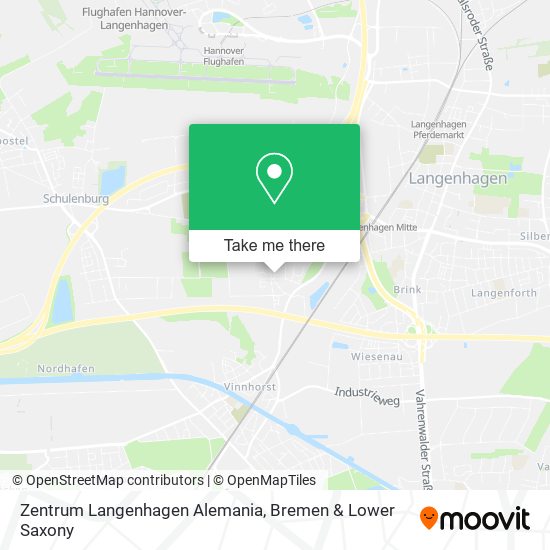 Zentrum Langenhagen Alemania map