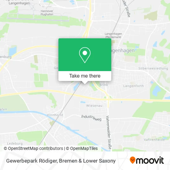 Карта Gewerbepark Rödiger