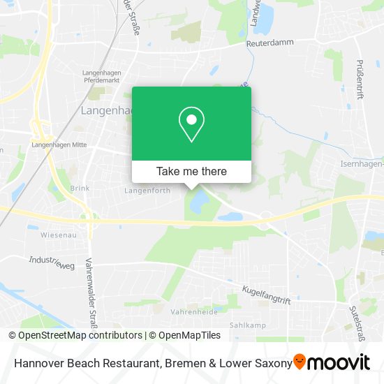 Hannover Beach Restaurant map