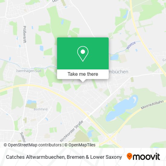Catches Altwarmbuechen map