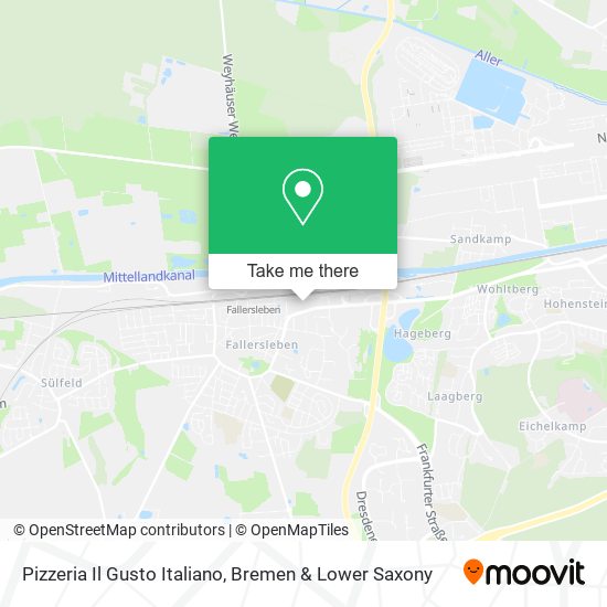 Pizzeria Il Gusto Italiano map
