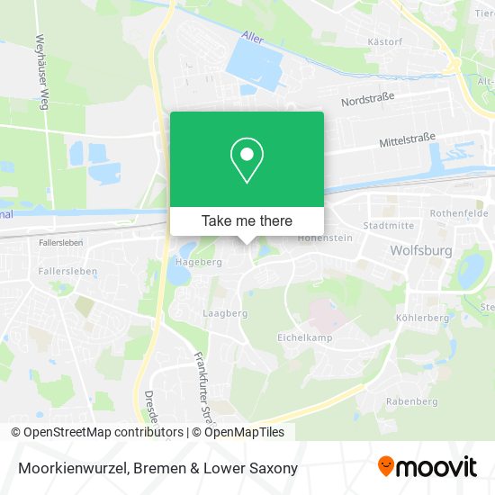 Moorkienwurzel map