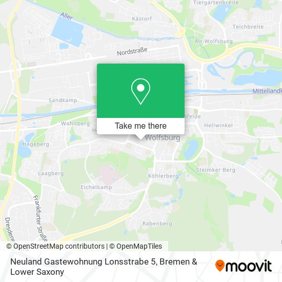 Neuland Gastewohnung Lonsstrabe 5 map