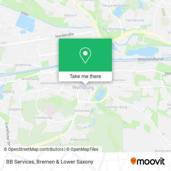 BB Services map