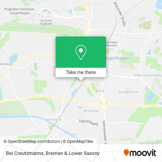 Bei Creutzmanns map