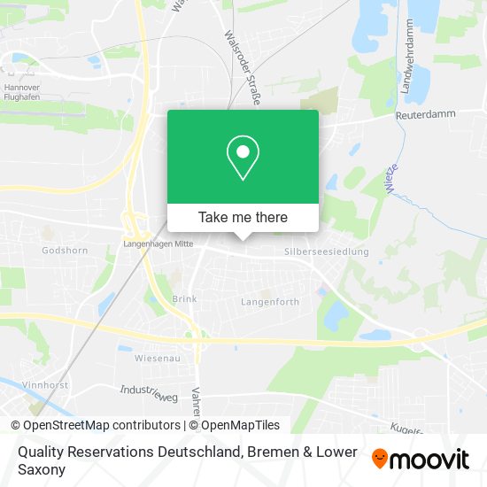 Quality Reservations Deutschland map
