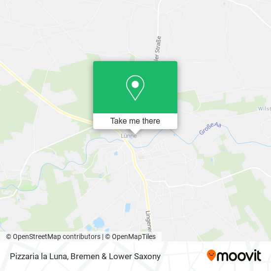 Pizzaria la Luna map
