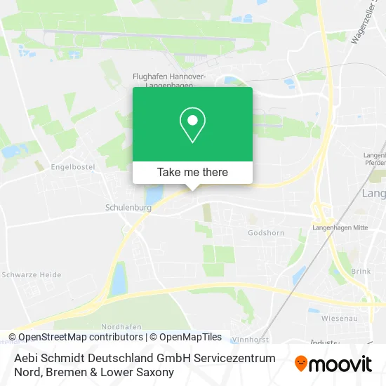 Карта Aebi Schmidt Deutschland GmbH Servicezentrum Nord