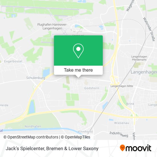 Jack's Spielcenter map