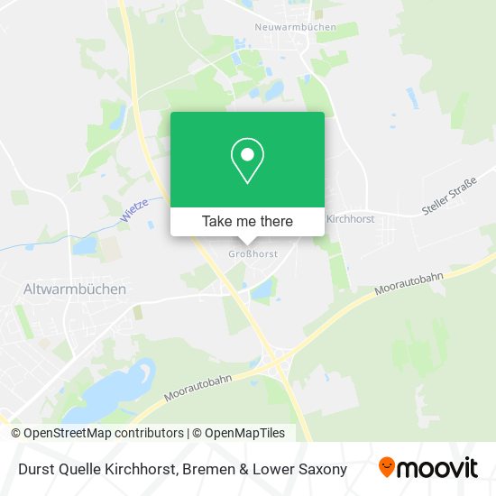 Durst Quelle Kirchhorst map