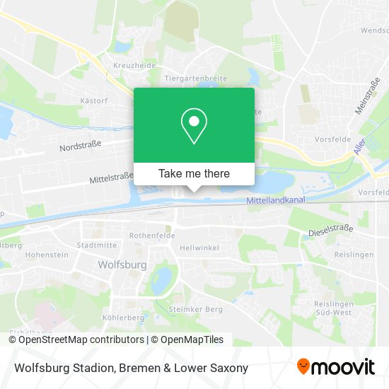 Wolfsburg Stadion map
