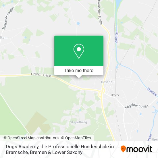 Dogs Academy, die Professionelle Hundeschule in Bramsche map