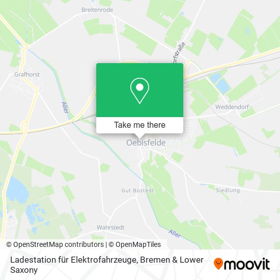 Ladestation für Elektrofahrzeuge map