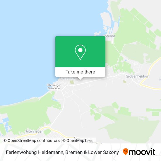 Ferienwohung Heidemann map