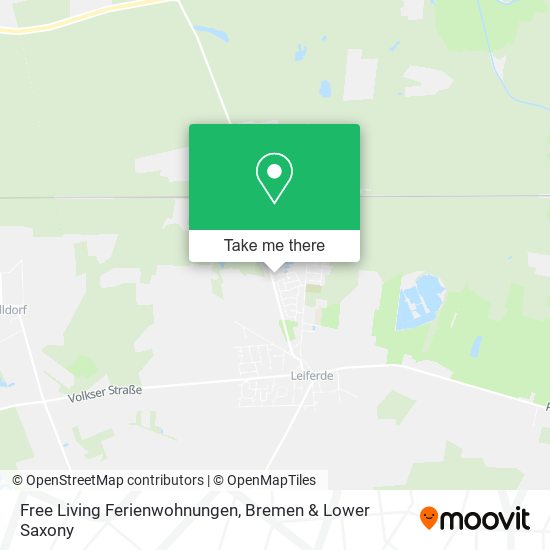 Free Living Ferienwohnungen map