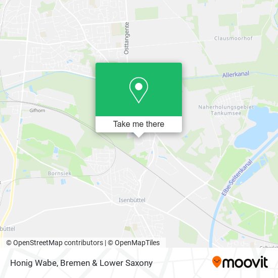 Honig Wabe map