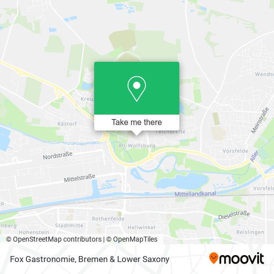 Fox Gastronomie map