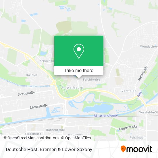 Deutsche Post map
