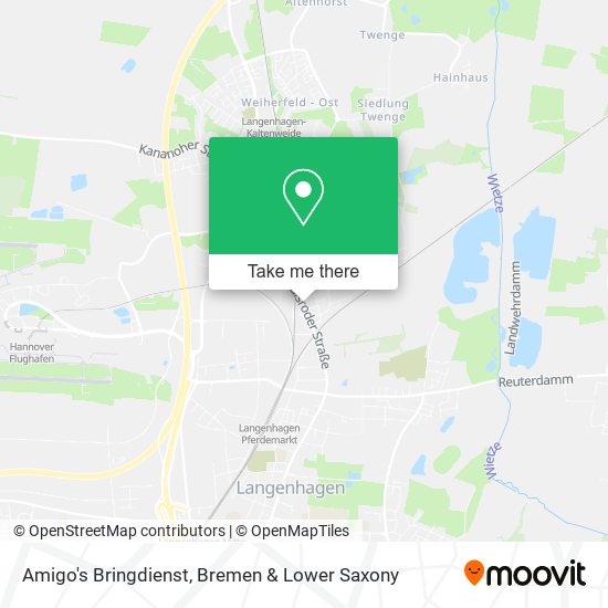 Amigo's Bringdienst map