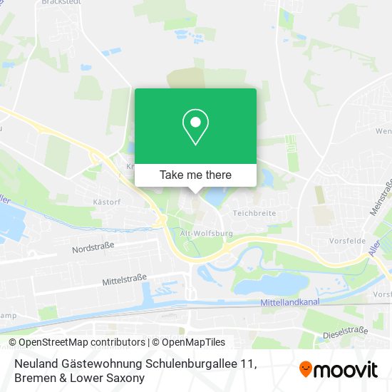 Neuland Gästewohnung Schulenburgallee 11 map