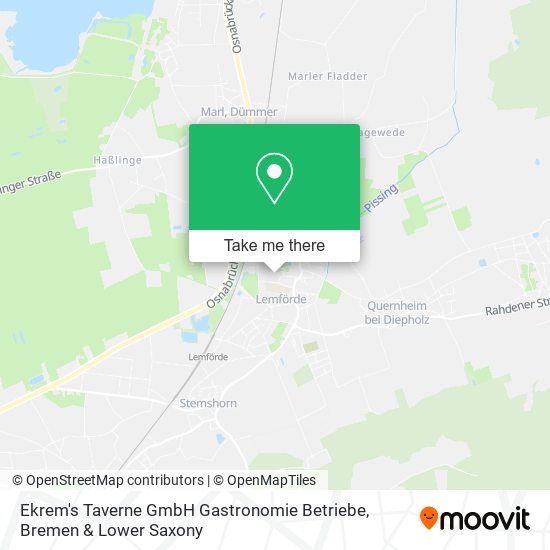 Ekrem's Taverne GmbH Gastronomie Betriebe map