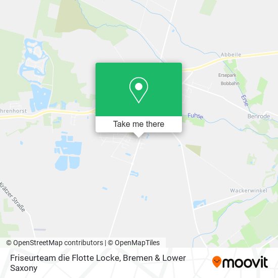 Friseurteam die Flotte Locke map