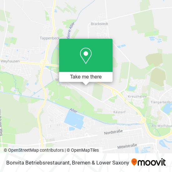 Bonvita Betriebsrestaurant map