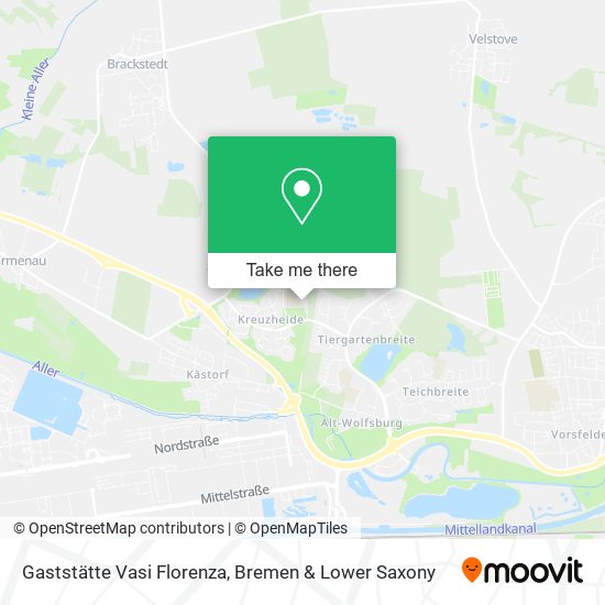 Gaststätte Vasi Florenza map
