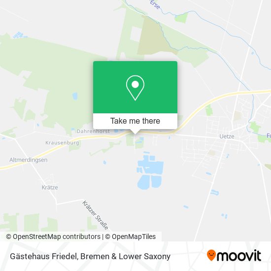 Gästehaus Friedel map