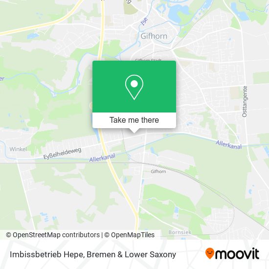 Imbissbetrieb Hepe map