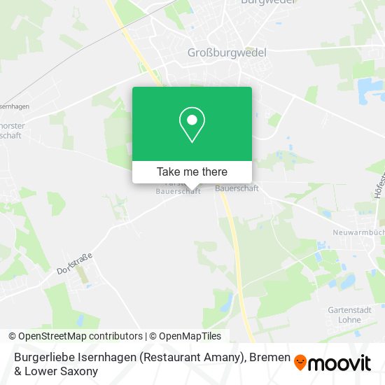 Burgerliebe Isernhagen (Restaurant Amany) map
