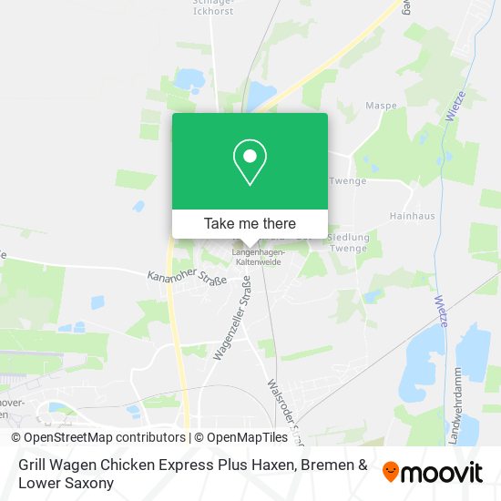 Grill Wagen Chicken Express Plus Haxen map