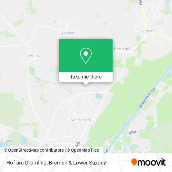 Hof am Drömling map
