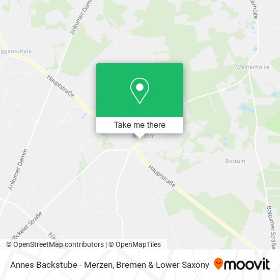 Annes Backstube - Merzen map