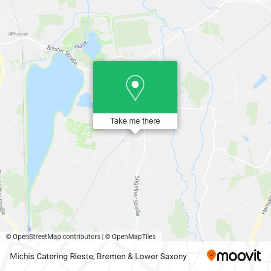 Michis Catering Rieste map