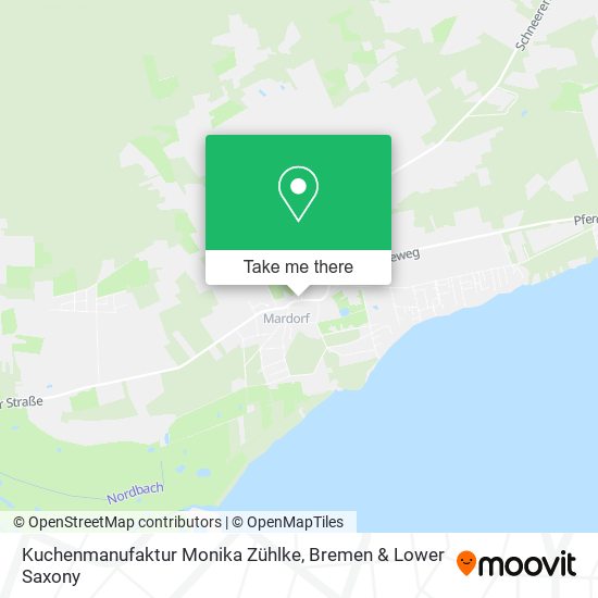 Kuchenmanufaktur Monika Zühlke map