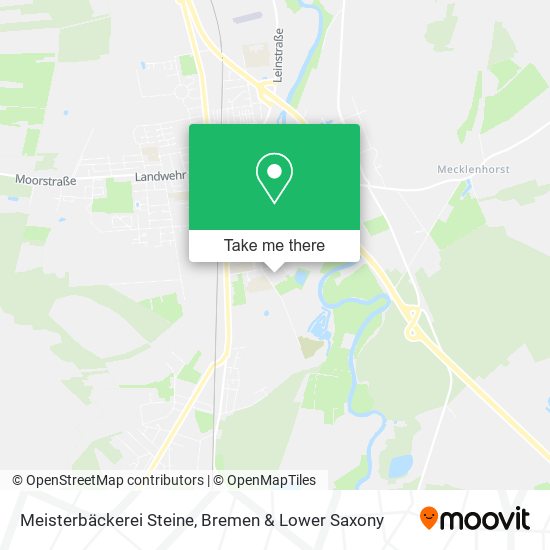 Meisterbäckerei Steine map