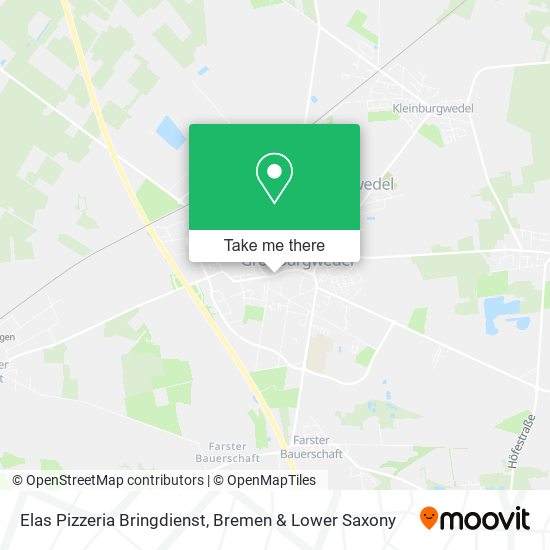 Elas Pizzeria Bringdienst map