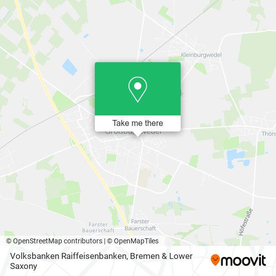 Volksbanken Raiffeisenbanken map