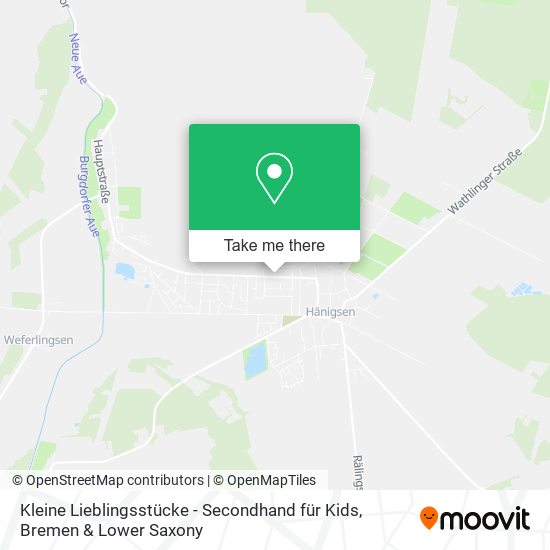 Kleine Lieblingsstücke - Secondhand für Kids map