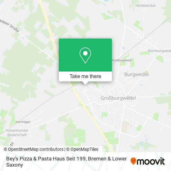 Bey's Pizza & Pasta Haus Seit 199 map