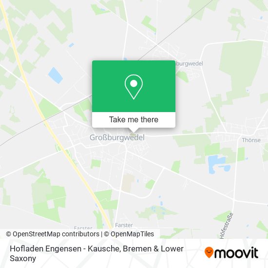 Hofladen Engensen - Kausche map