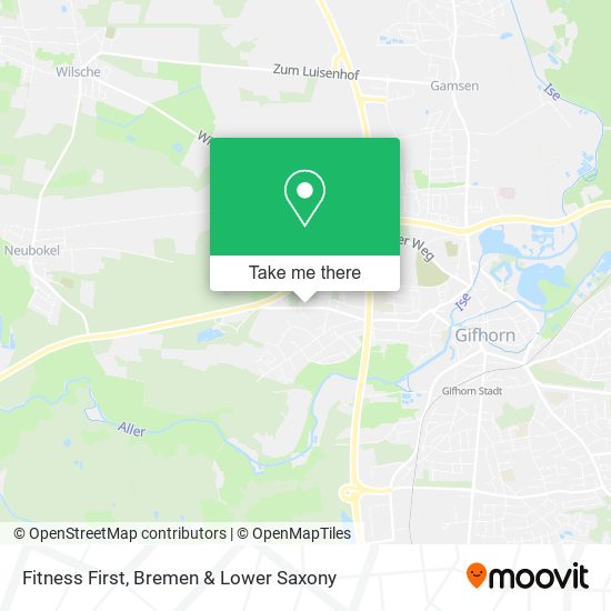 Fitness First map