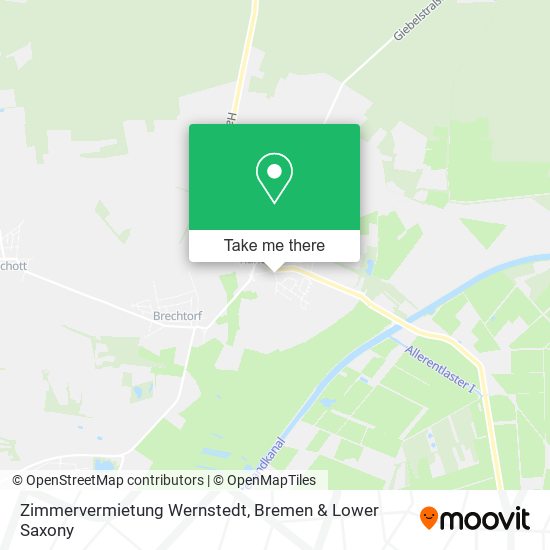 Zimmervermietung Wernstedt map
