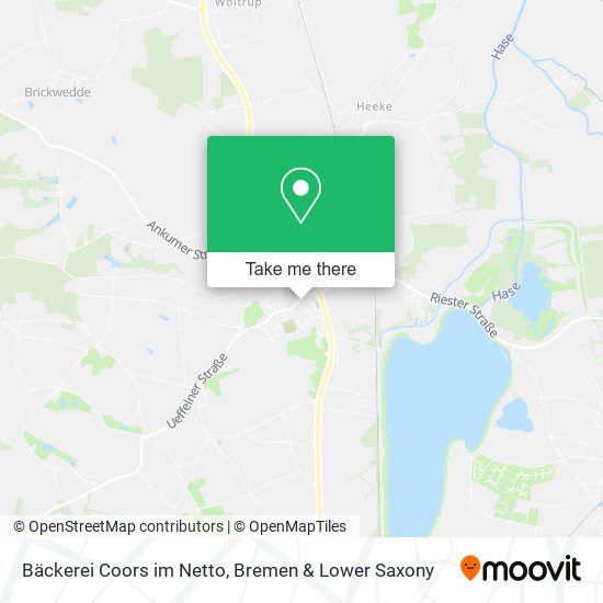 Bäckerei Coors im Netto map