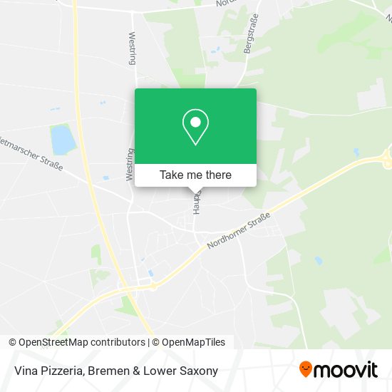 Vina Pizzeria map