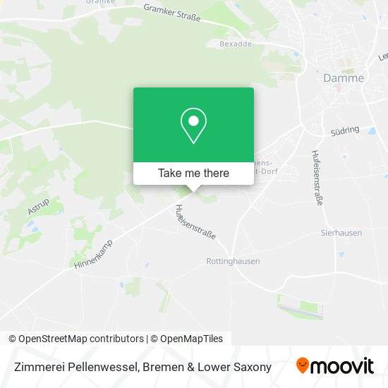 Zimmerei Pellenwessel map