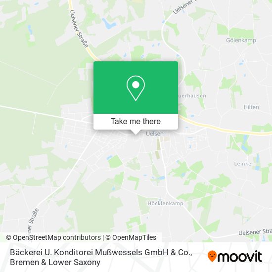 Bäckerei U. Konditorei Mußwessels GmbH & Co. map