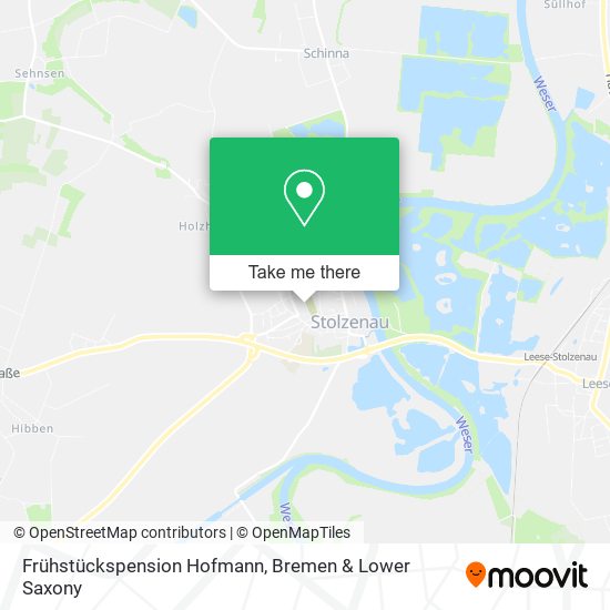 Frühstückspension Hofmann map