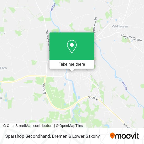 Sparshop Secondhand map